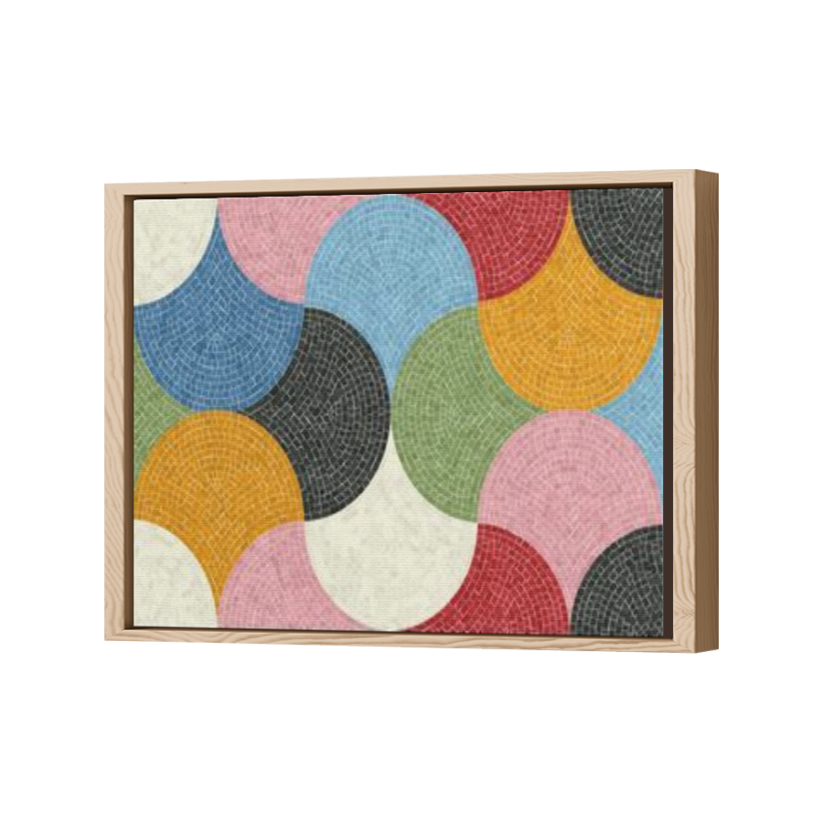 Thumbnail for Canvas - Wood Grain Floating Frame