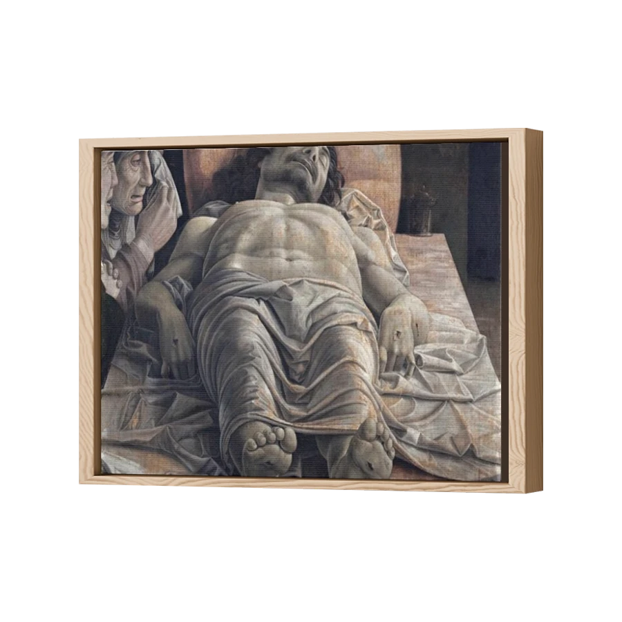 Thumbnail for Canvas - Wood Grain Floating Frame