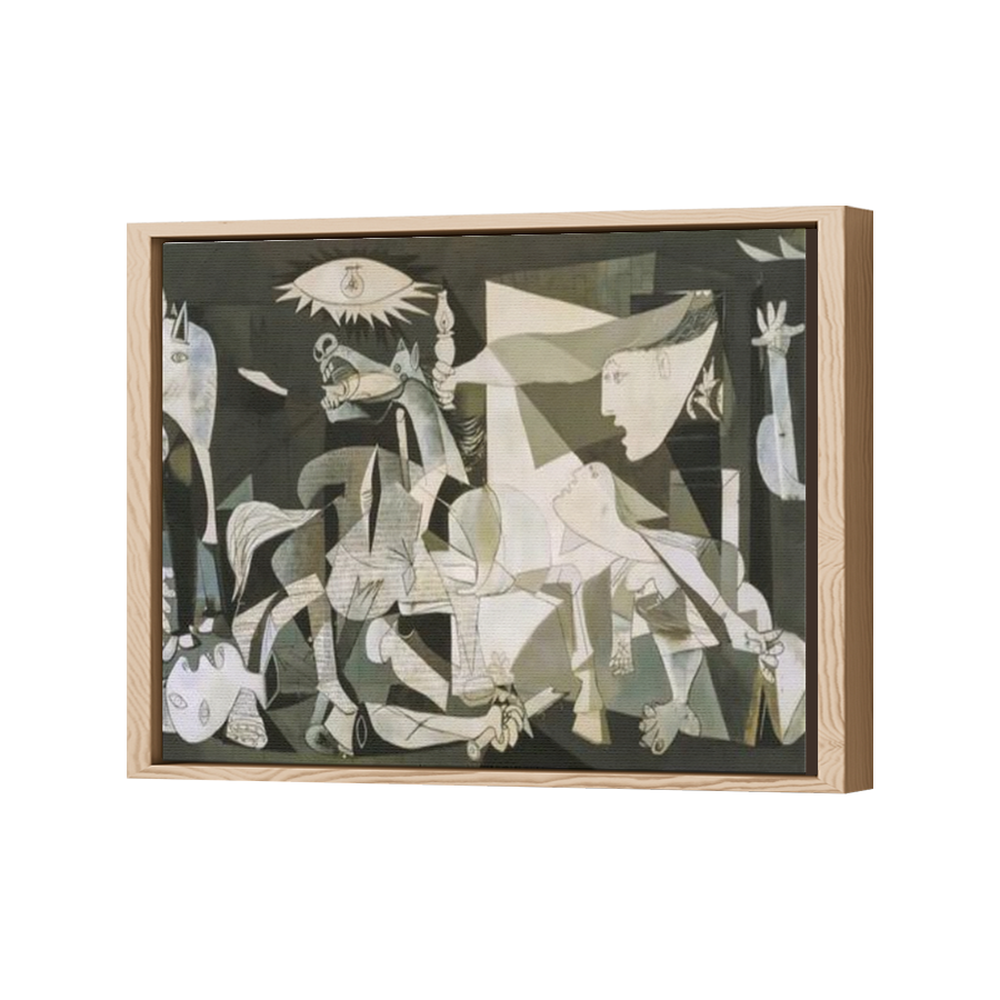 Thumbnail for Canvas - Wood Grain Floating Frame