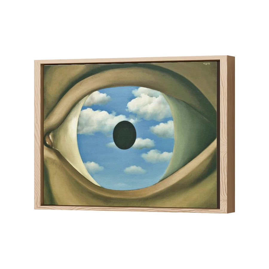 Thumbnail for Canvas - Wood Grain Floating Frame