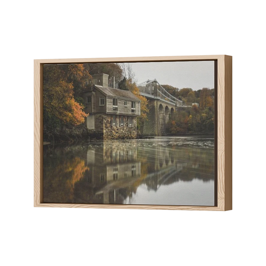 Thumbnail for Canvas - Wood Grain Floating Frame
