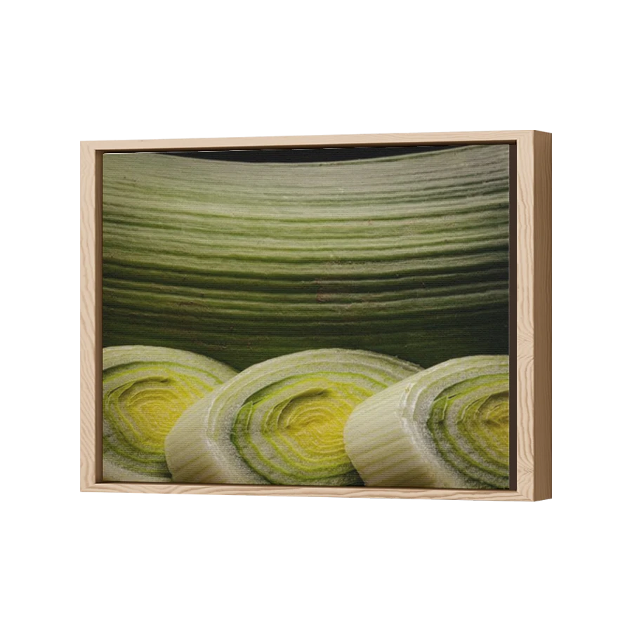 Thumbnail for Canvas - Wood Grain Floating Frame