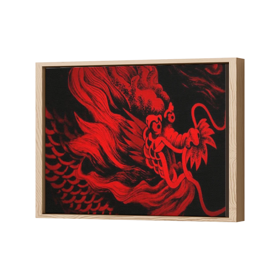 Thumbnail for Canvas - Wood Grain Floating Frame