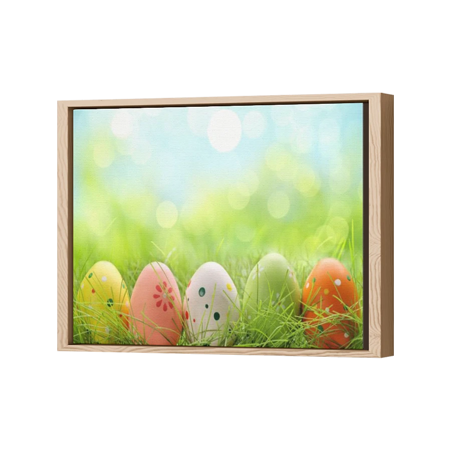 Thumbnail for Canvas - Wood Grain Floating Frame