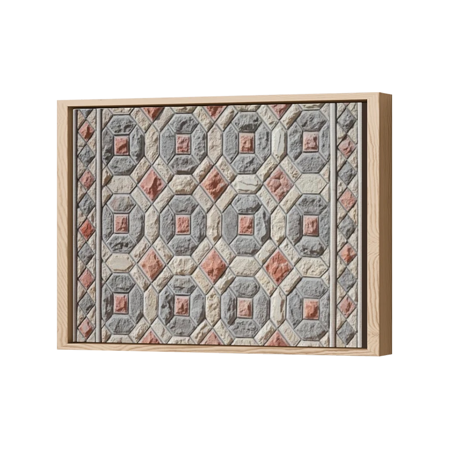 Thumbnail for Canvas - Wood Grain Floating Frame