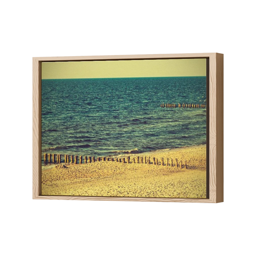 Thumbnail for Canvas - Wood Grain Floating Frame