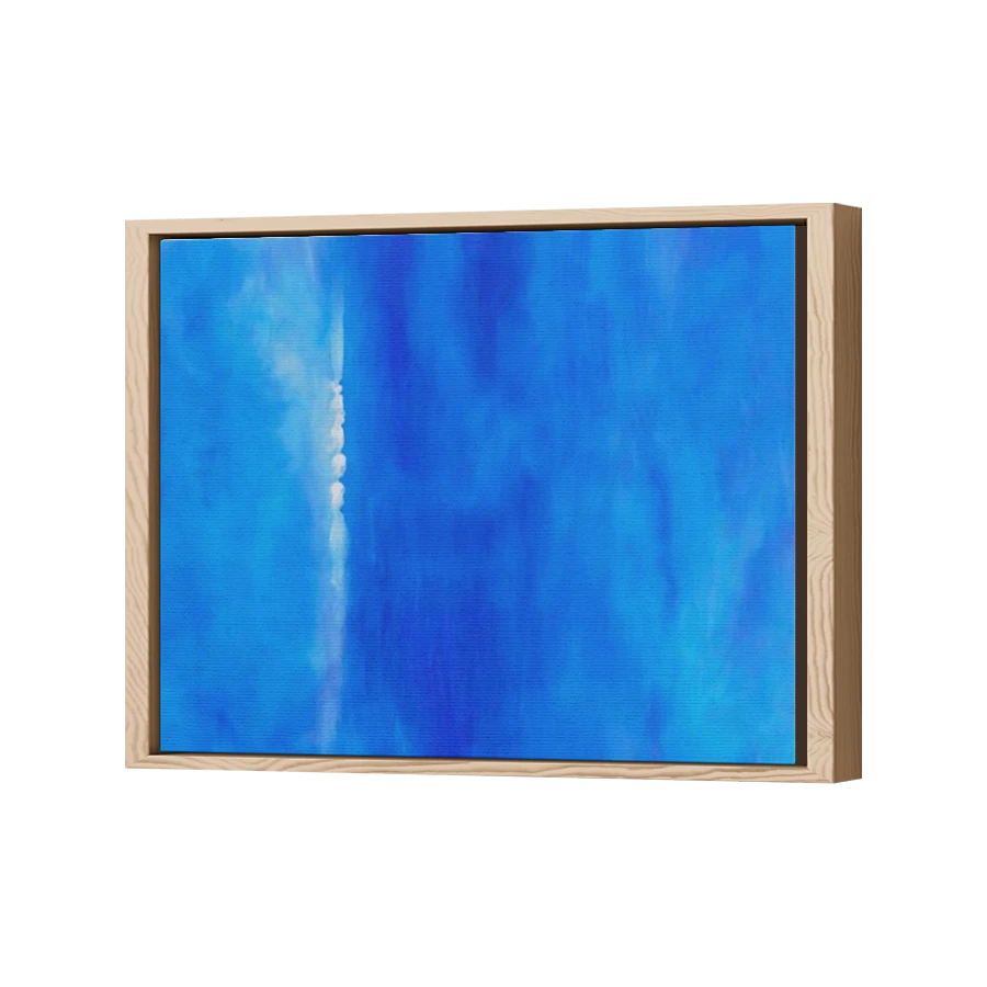 Thumbnail for Canvas - Wood Grain Floating Frame