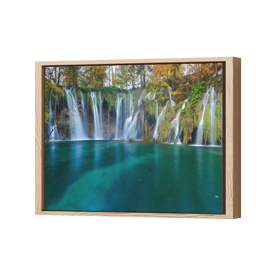 Thumbnail for Canvas - Wood Grain Floating Frame