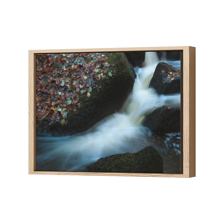 Thumbnail for Canvas - Wood Grain Floating Frame