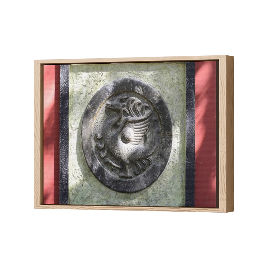 Thumbnail for Canvas - Wood Grain Floating Frame