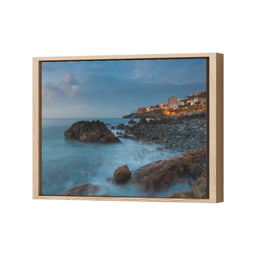 Thumbnail for Canvas - Wood Grain Floating Frame