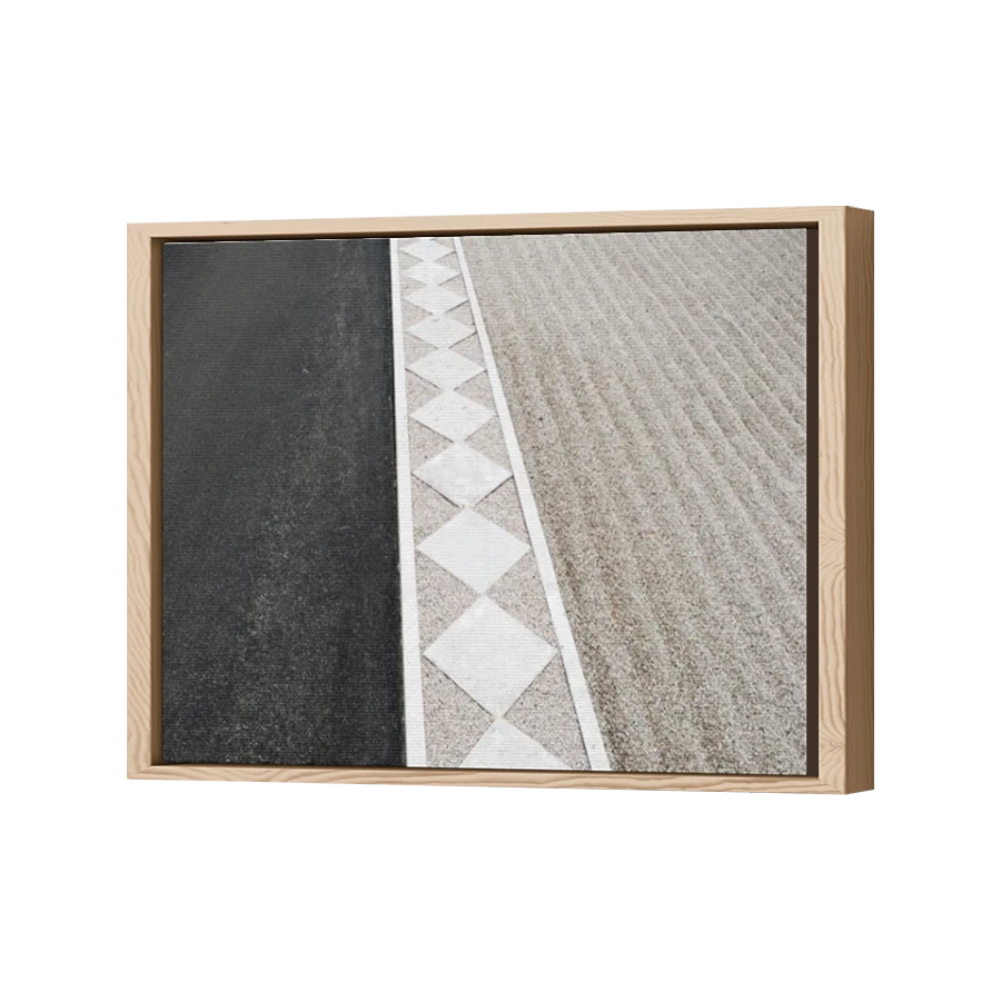 Thumbnail for Canvas - Wood Grain Floating Frame