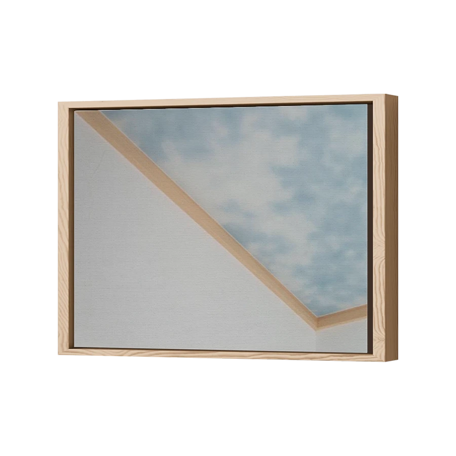 Thumbnail for Canvas - Wood Grain Floating Frame