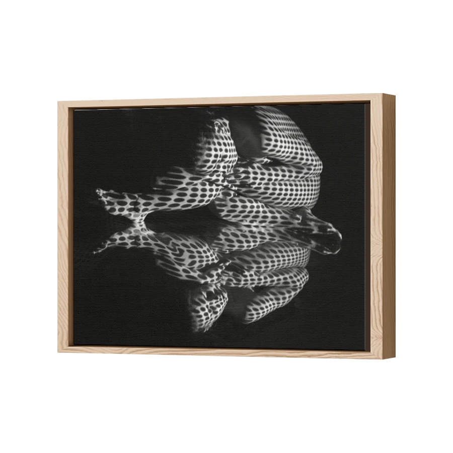 Thumbnail for Canvas - Wood Grain Floating Frame
