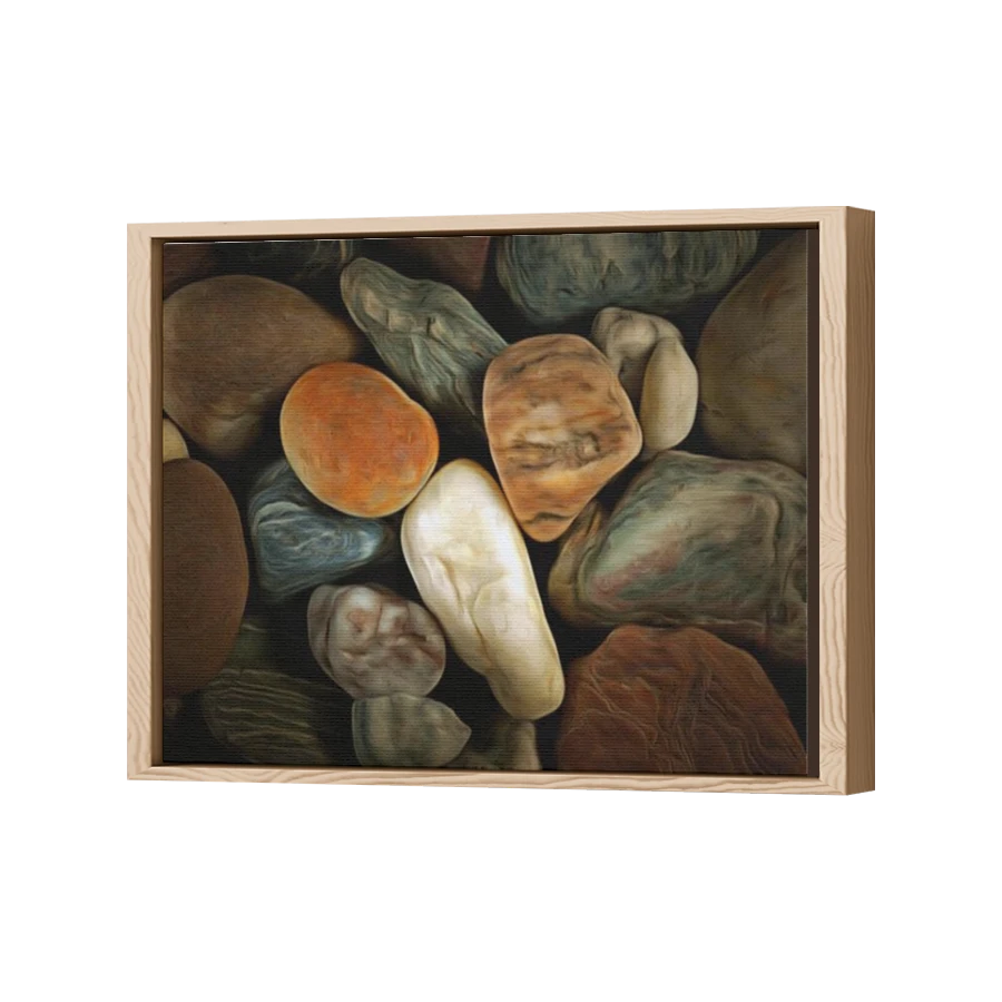 Thumbnail for Canvas - Wood Grain Floating Frame